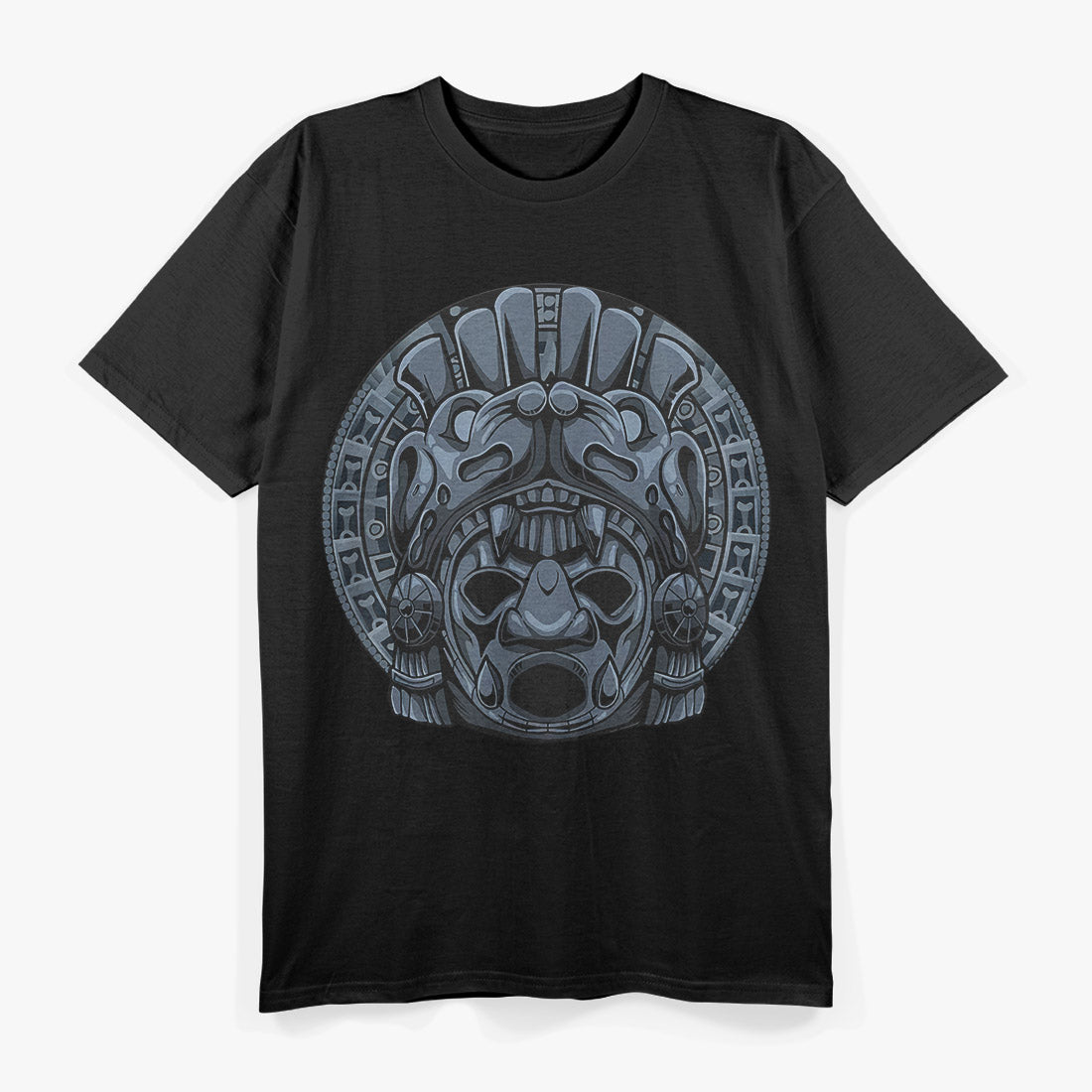 Skull Warrior Aztec, Aztec Inca Maya Culture Art T-Shirt