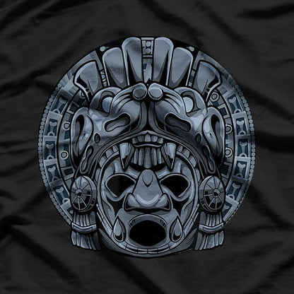 Skull Warrior Aztec, Aztec Inca Maya Culture Art T-Shirt