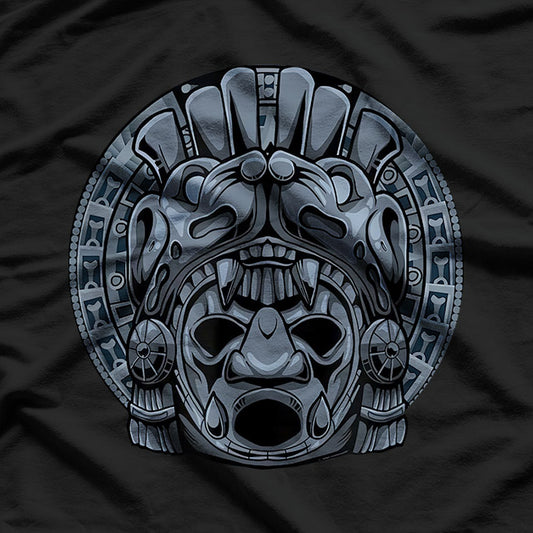 Skull Warrior Aztec, Aztec Inca Maya Culture Art T-Shirt