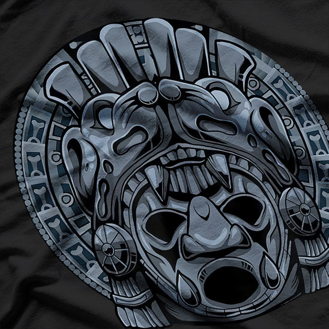 Skull Warrior Aztec, Aztec Inca Maya Culture Art T-Shirt