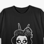 Funny Skull Calavera Day of the Dead Style Graphic T-Shirt