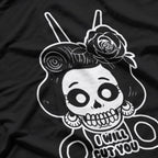 Funny Skull Calavera Day of the Dead Style Graphic T-Shirt