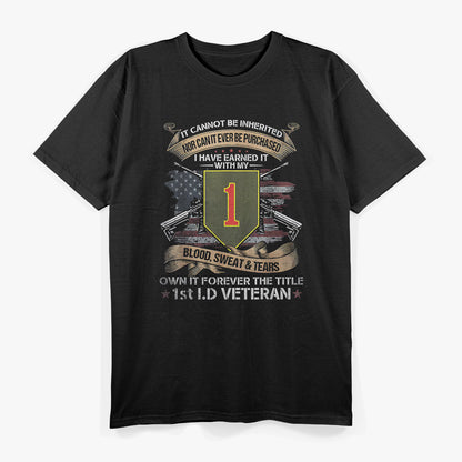 Proud War Veteran – Retro Military Division T-Shirt