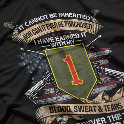 Proud War Veteran – Retro Military Division T-Shirt