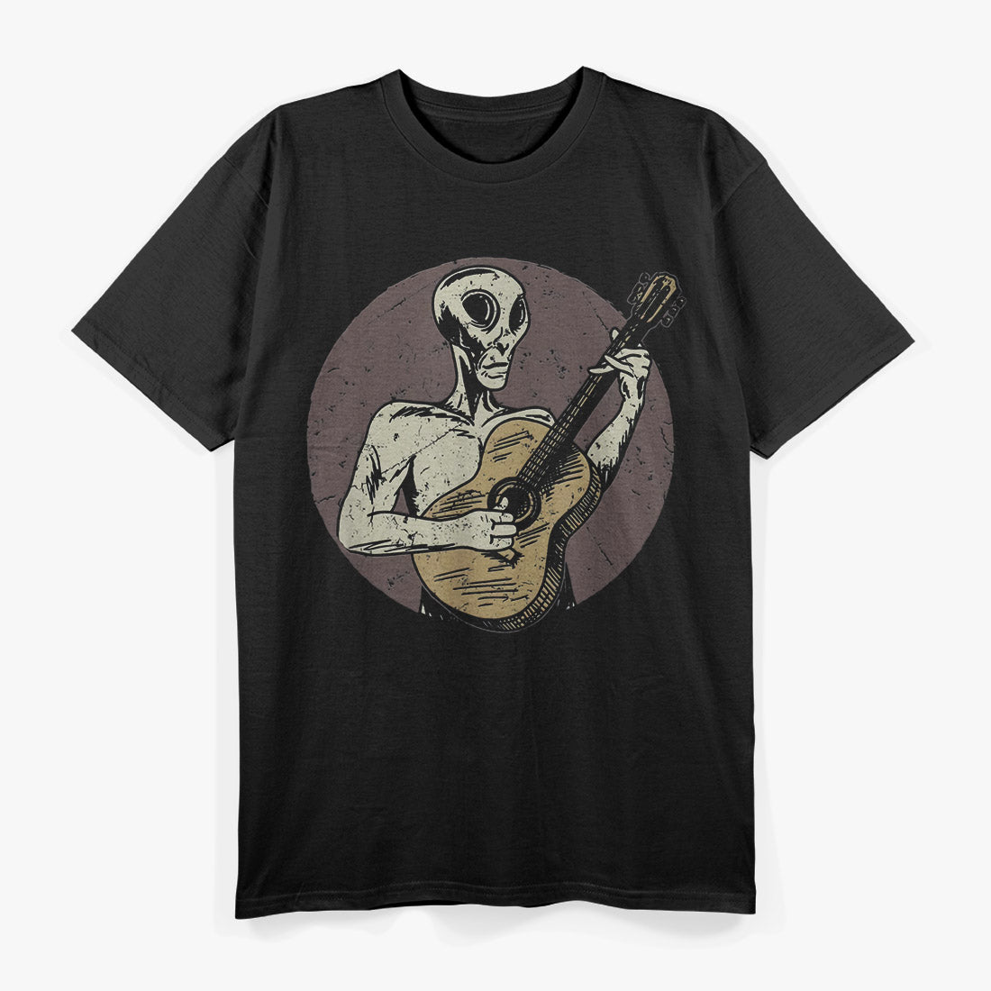 Alien Playing Guitar: Intergalactic Rock Star T-Shirt