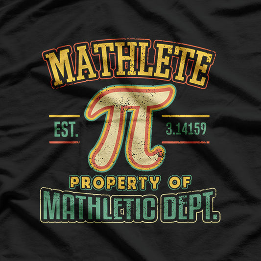 Athletic Department Pi – Funny 3.14 Math Calculus Pun Love T-Shirt