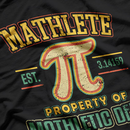 Athletic Department Pi – Funny 3.14 Math Calculus Pun Love T-Shirt