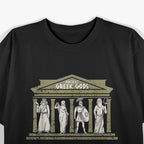 Ancient Greek Gods and Goddesses Mythology T-Shirt
