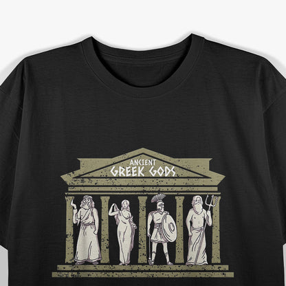 Ancient Greek Gods and Goddesses Mythology T-Shirt