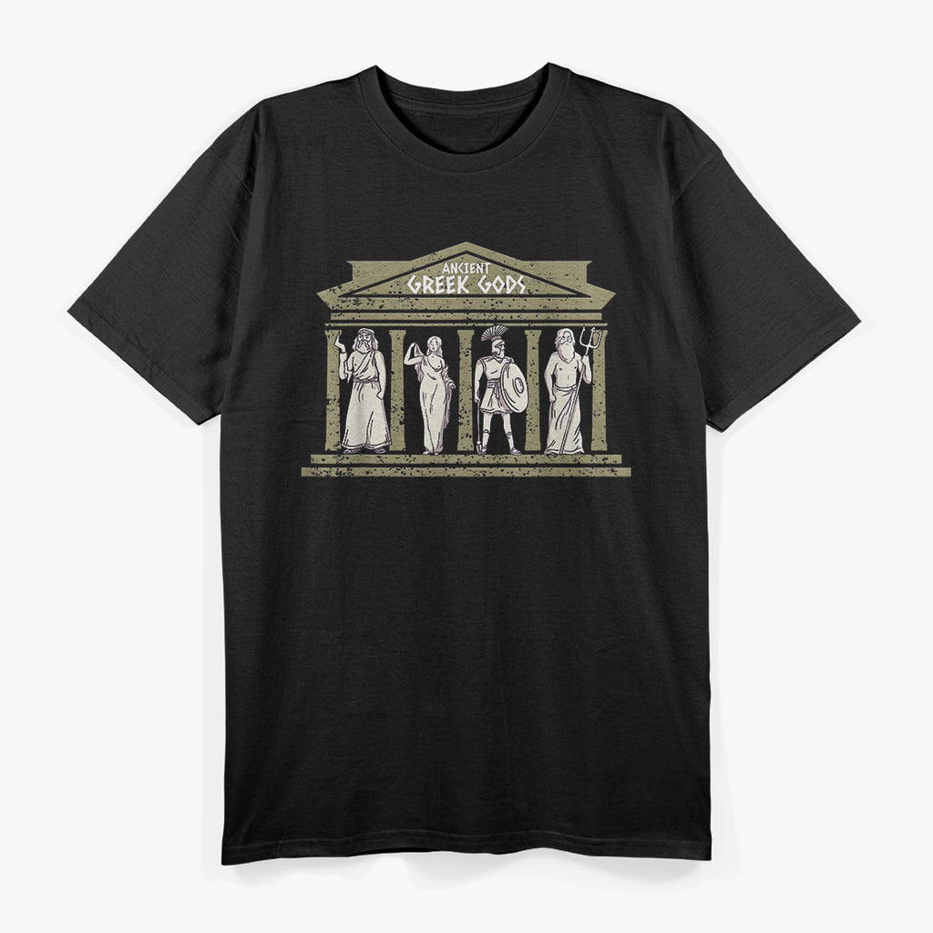 Ancient Greek Gods and Goddesses Mythology T-Shirt