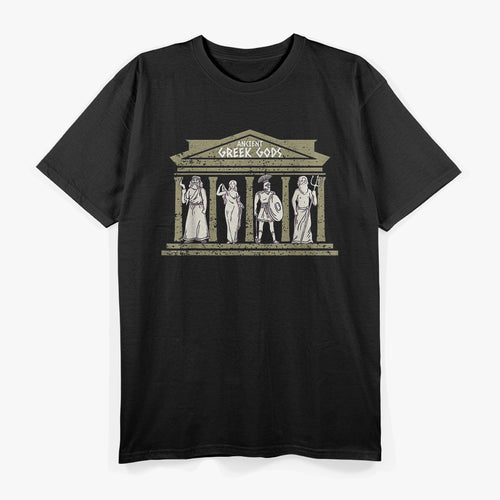 Ancient Greek Gods and Goddesses Mythology T-Shirt