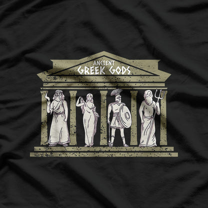 Ancient Greek Gods and Goddesses Mythology T-Shirt