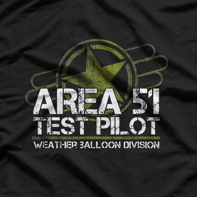 Area 51 Test Pilot: Top-Secret Flight Operations T-Shirt