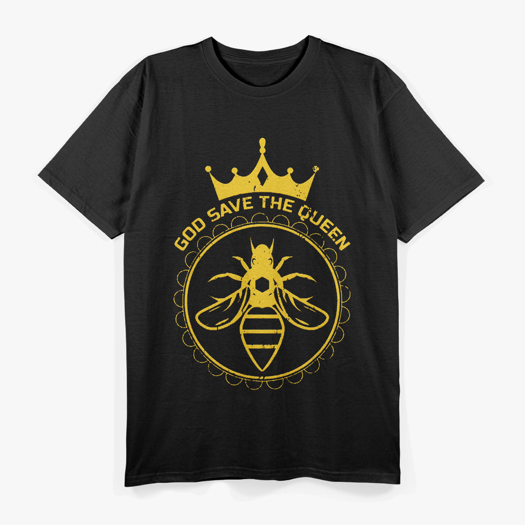 God Save The Queen Bee Funny Pun T-Shirt