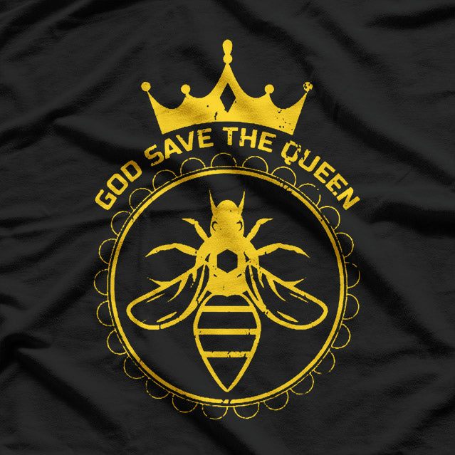 God Save The Queen Bee Funny Pun T-Shirt