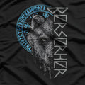 Fierce Bear Warrior Guided by Nordic Runes and Viking Spirit T-Shirt
