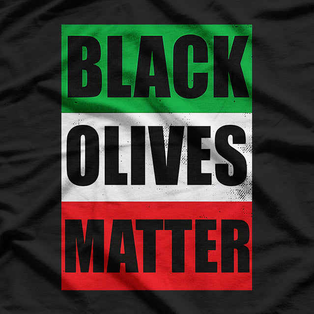 Funny Play on Words Black Olives Lovers T-Shirt