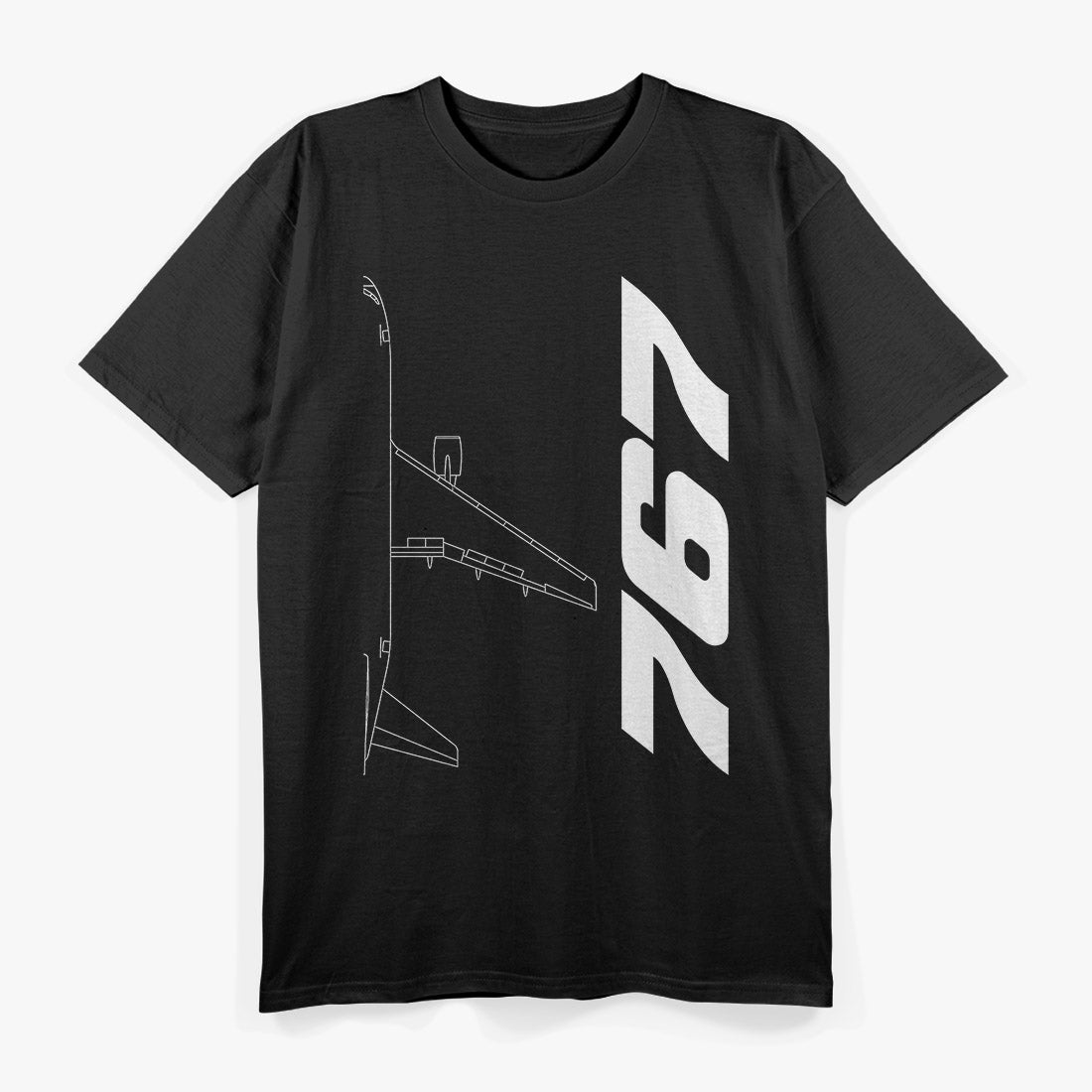 Boeing 767 Silhouette – Aviation Enthusiast T-Shirt