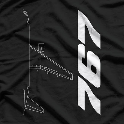 Boeing 767 Silhouette – Aviation Enthusiast T-Shirt