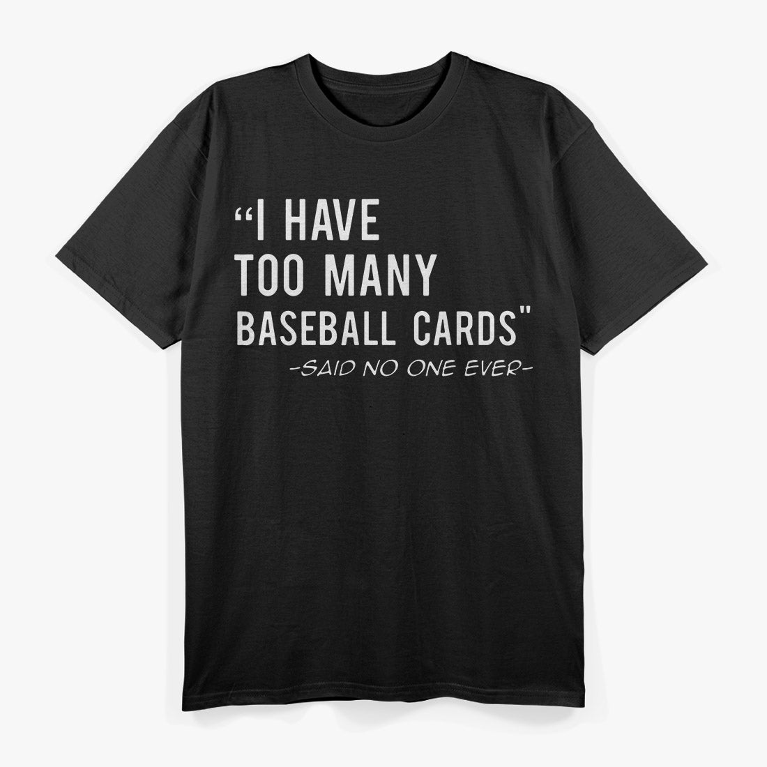 Cool Card Collector Funny Baseball Hobbyist T-Shirt