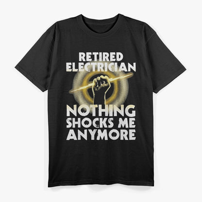 Funny Electrician Retirement Gift Humor Graphic T-Shirt
