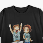 Supernatural Fan – Funny Pudding Dean Graphic Round Neck T-Shirt