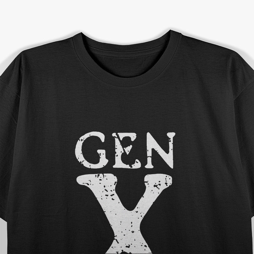 Gen X 1965–1980 We Don’t Care Funny Retro Humor Graphic T-Shirt