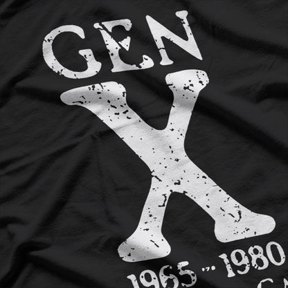 Gen X 1965–1980 We Don’t Care Funny Retro Humor Graphic T-Shirt