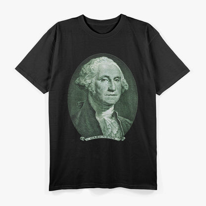 George Washington Patriot Dollar Bill Founding Father T-Shirt