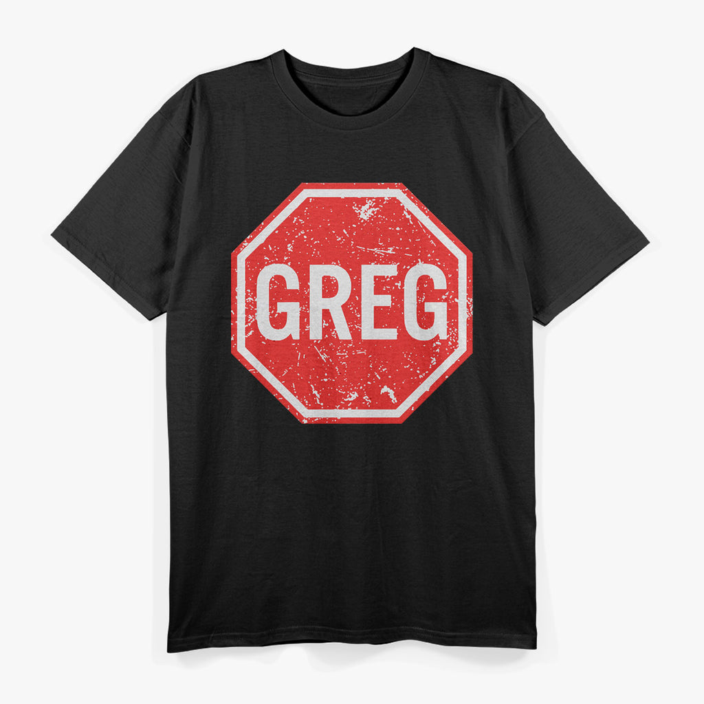 Funny Stop Sign Parody Graphic T-Shirt