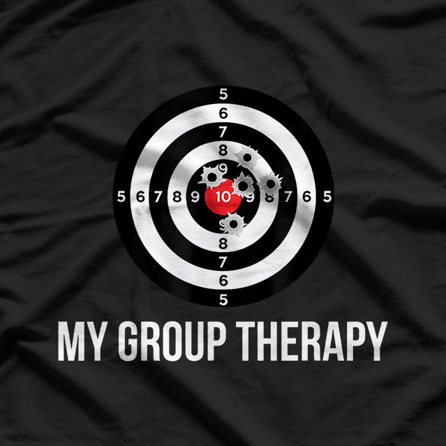Gun Shirt Group Therapy Shooting Range Firearm Humor T-Shirt