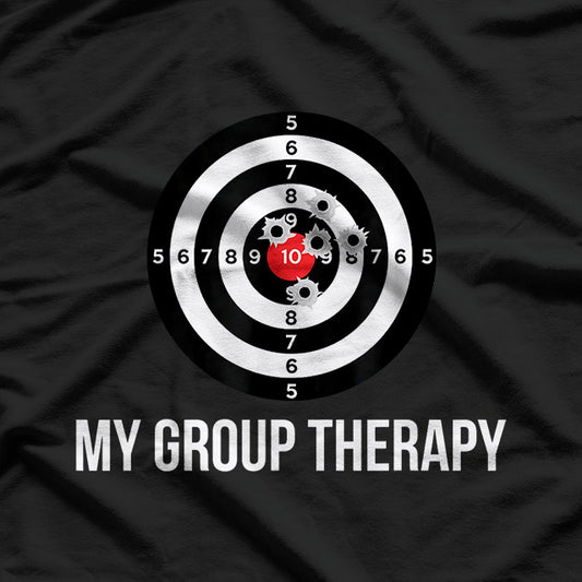 Gun Shirt Group Therapy Shooting Range Firearm Humor T-Shirt