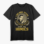 I Dig Doin' Steps and Sippin' Coffee with My Homies: Funny Fitness T-Shirt