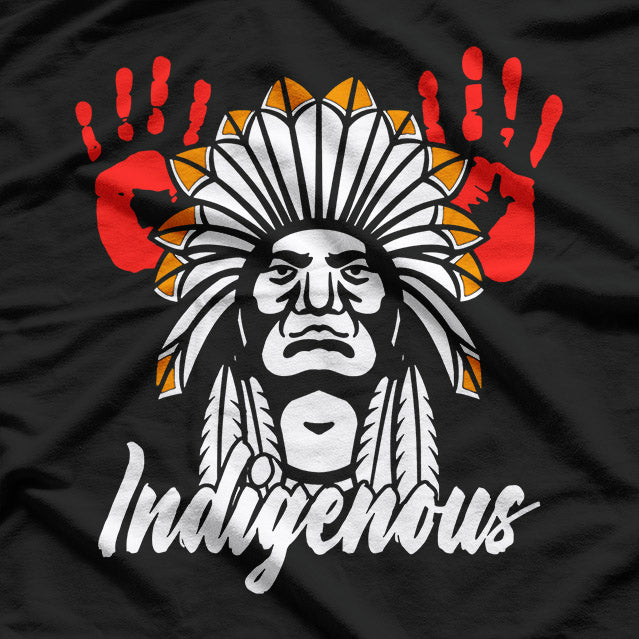 Indigenous American Heritage Tribal Symbol Graphic T-Shirt
