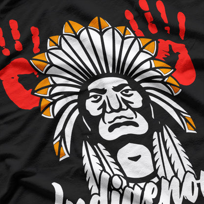 Indigenous American Heritage Tribal Symbol Graphic T-Shirt