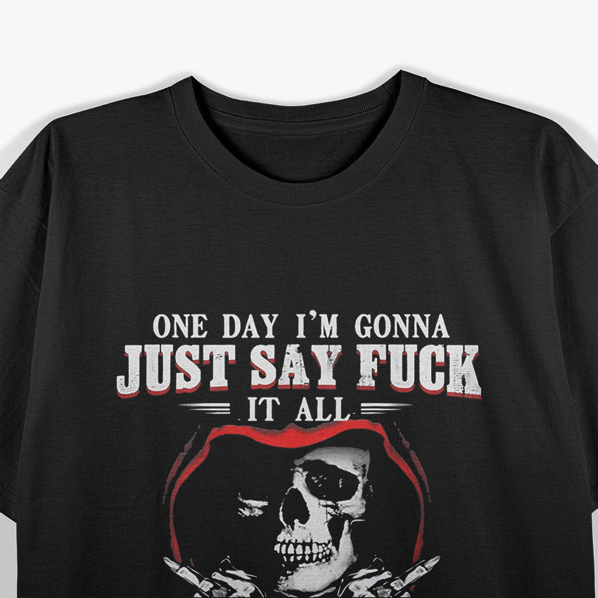 One Day I’ll Say Forget It All – Let My Demons Out Graphic T-Shirt