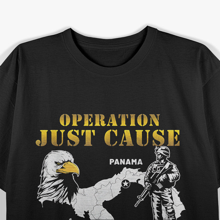 Operation Just Cause – Panama Veteran Military Tribute Love T-Shirt
