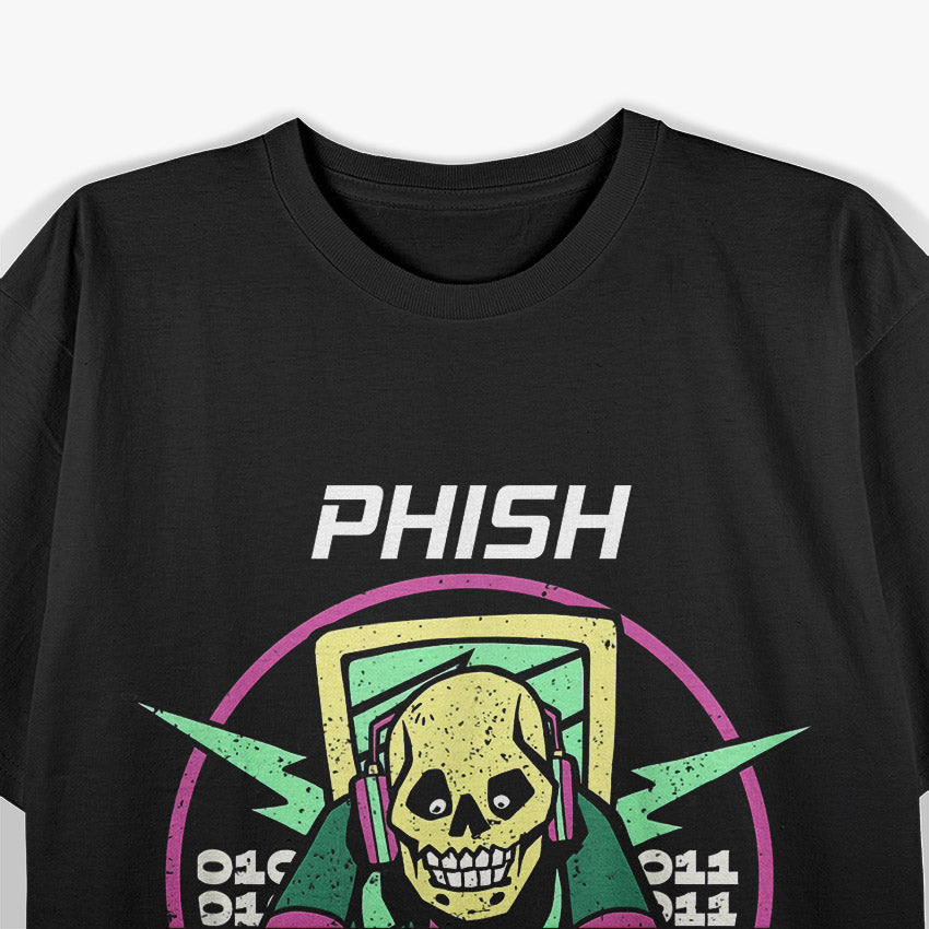 Phish and Chips Funny Hacker T-Shirt