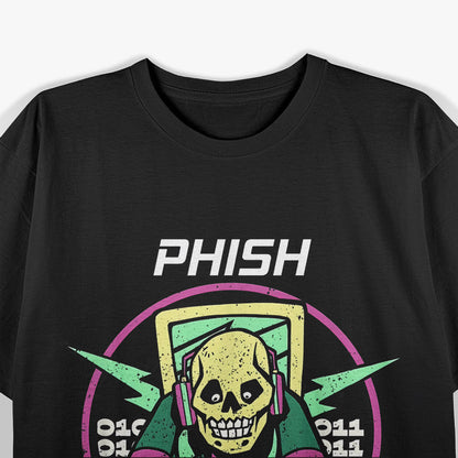 Phish and Chips Funny Hacker T-Shirt