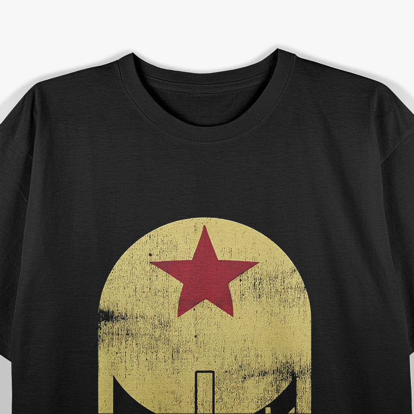 Soviet USSR Space Program Retro Distressed CCCP Graphic T-Shirt