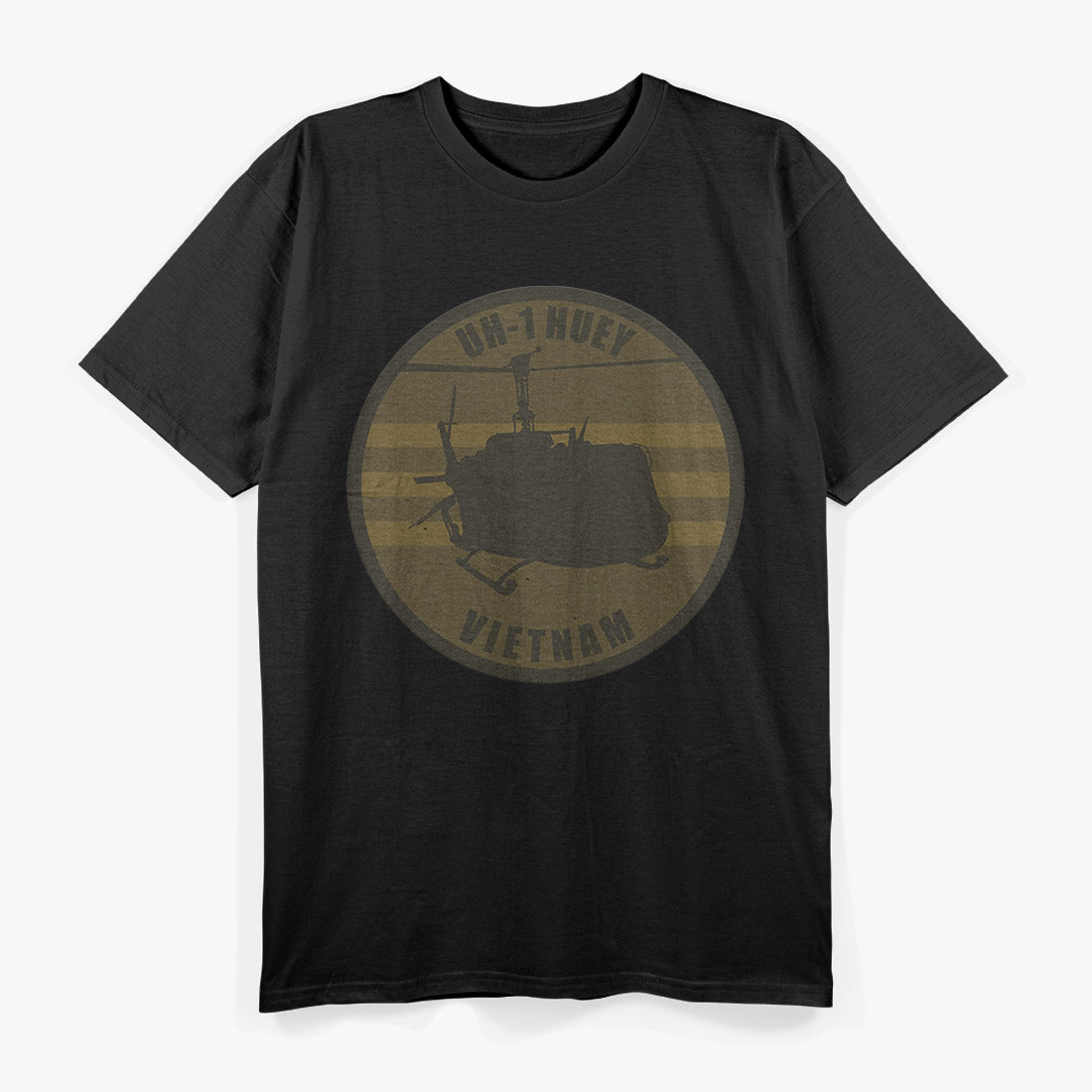 Vintage Vietnam War  Retro Military Helicopter Combat  T-Shirt