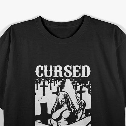 Unholy Nun Sexy Cursed In Cemetery T-Shirt