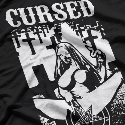 Unholy Nun Sexy Cursed In Cemetery T-Shirt