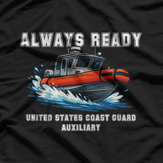 U.S. Coast Guard Auxiliary – Maritime Support Service Love T-Shirt