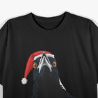 Magpie Christmas Art – Festive Winter Bird Holiday Love T-Shirt