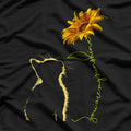 Cute Cats with Sunflower: Purrfectly Radiant T-Shirt