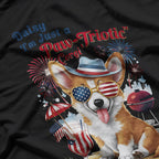 Patriotic Corgi 4th of July – Fun Independence Day Design T-Shirt