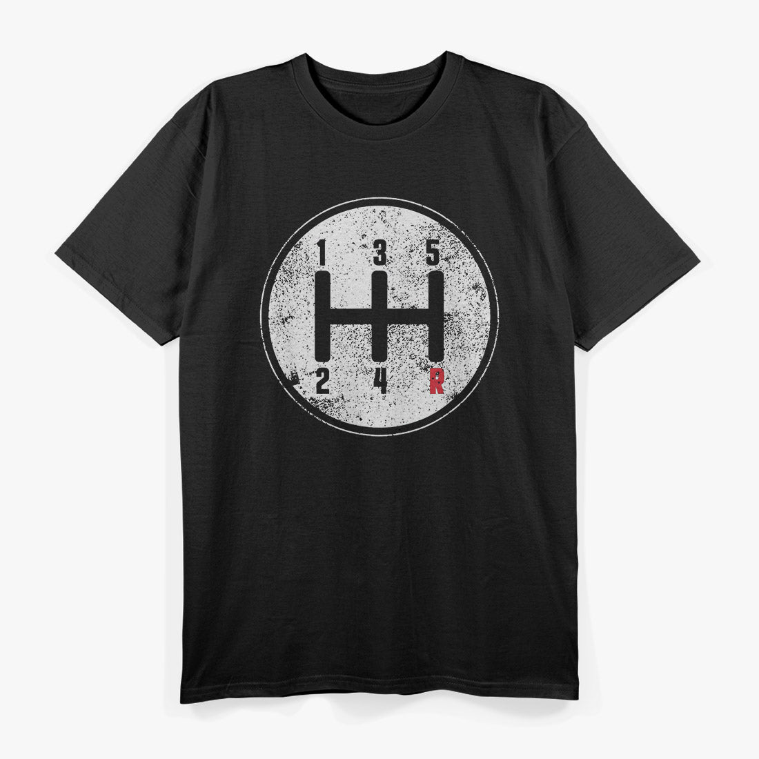 5 Speed 12345R Manual Transmission Stick Driving Car Guy T-Shirt