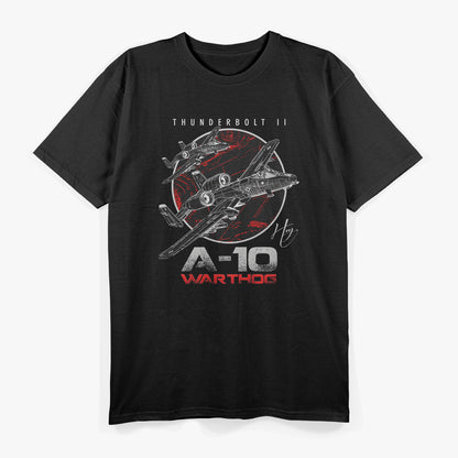 A-10 Thunderbolt II Warthog Attack Jet T-Shirt