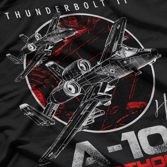 A-10 Thunderbolt II Warthog Attack Jet T-Shirt